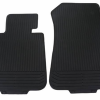 E30 BMW OEM Front Rubber Floor Mat Set - Anthracite