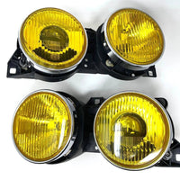 CAtuned Hella Euro Smiley French Yellow Headlights compatible with E30