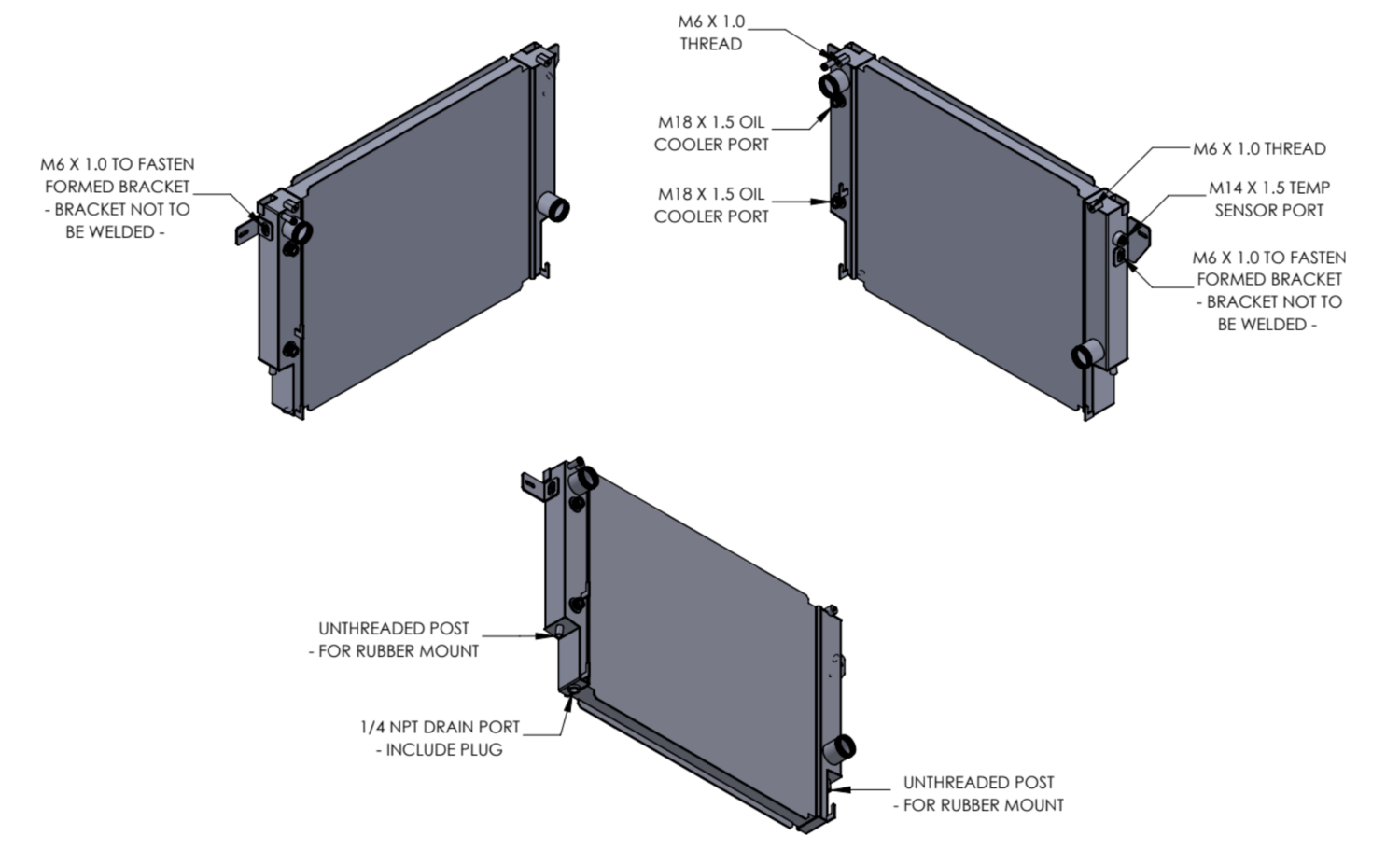 Catuned Radiator CAtuned Custom All Aluminum Radiator Compatible with E30 6 cyl & E36,