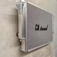 CAtuned Custom All Aluminum Radiator Compatible with E30 6 cyl & E36, E28, E24, E34 - Automatic transmission cooler and more!