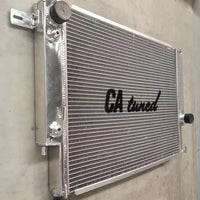 CAtuned Custom All Aluminum Radiator Compatible with E30 6 cyl & E36, E28, E24, E34 - Automatic transmission cooler and more!