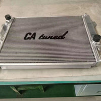 CAtuned Custom All Aluminum Radiator Compatible with E30 6 cyl & E36, E28, E24, E34 - Automatic transmission cooler and more!