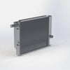 CAtuned Custom All Aluminum Radiator Compatible with E30 6 cyl & E36, E28, E24, E34 - Automatic transmission cooler and more!