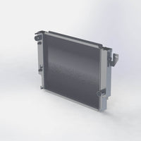 CAtuned Custom All Aluminum Radiator Compatible with E30 6 cyl & E36, E28, E24, E34 - Automatic transmission cooler and more!
