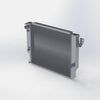 CAtuned Custom All Aluminum Radiator Compatible with E30 6 cyl & E36, E28, E24, E34 - Automatic transmission cooler and more!