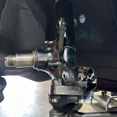 CAtuned Suspension Conversion adapter kit (E34 Spindle + bump steer correction) Compatible with E9