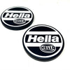 Hella Headlight (covers) Plastic caps (1 pair) Black on White FREE SHIPPING IN USA