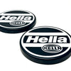 Hella Headlight (covers) Plastic caps (1 pair) Black on White FREE SHIPPING IN USA