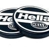 Hella Headlight (covers) Plastic caps (1 pair) Black on White FREE SHIPPING IN USA