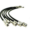 CAtuned Braided Clutch Line (BLACK) Male to Female Bent end