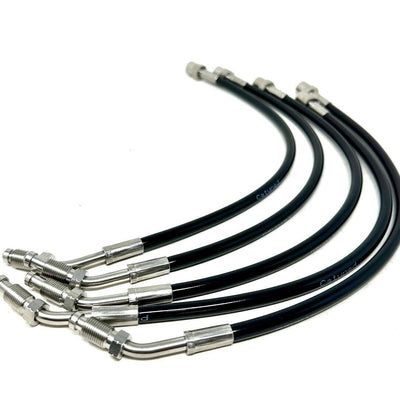 CAtuned Braided Clutch Line (BLACK) Male to Female Bent end