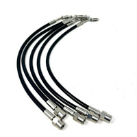 CAtuned Braided Clutch Line (BLACK) Male to Female Bent end