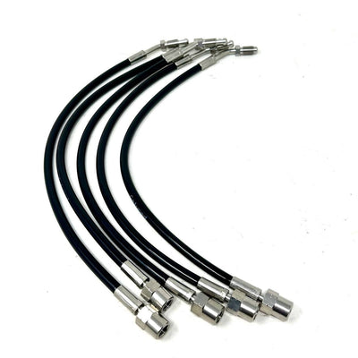 CAtuned Braided Clutch Line (BLACK) Male to Female Bent end