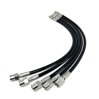 CAtuned Braided Clutch Line (BLACK) Male to Female straight