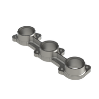 Billet Exhaust Manifold Flange (Pair) Compatible with M20