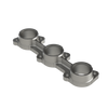 Billet Exhaust Manifold Flange (Pair) Compatible with M20