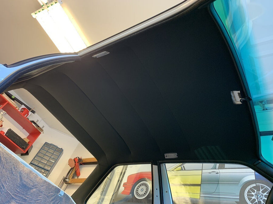 CATuned Black Headliner Material No sunroof compatible with E30 Coupe