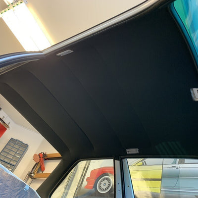 CATuned Black Headliner Material No sunroof compatible with E30 Coupe