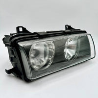 BMW Headlight Assembly Pair (Halogen) Euro - TYC Compatible with E36