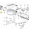 CAtuned Silicone Air Induction Hose kit Black compatible with E24 M30