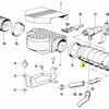 CAtuned Silicone Air Induction Hose kit Black compatible with E24 E32 E34 M30
