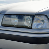 BMW Headlight Assembly Pair (Halogen) Euro - DEPO Compatible with E36