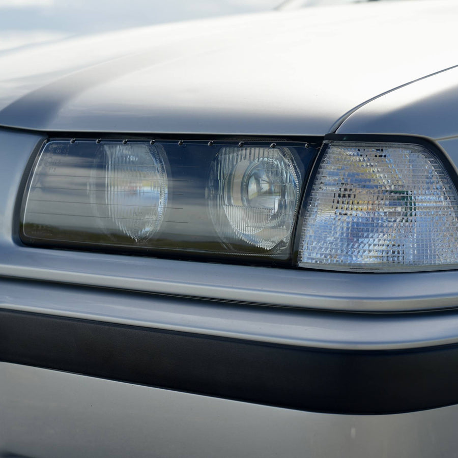 BMW Headlight Assembly Pair (Halogen) Euro - DEPO Compatible with E36