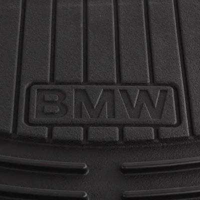BMW E21 Rubber Floor Mats Black Set ORIGINAL BMW