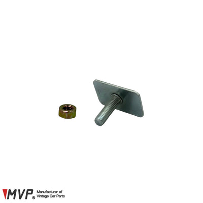 HARDWARE KIT / CLAMP SET FOR FRONT CHROME EURO BUMPER TRIM Compatible with BMW E30