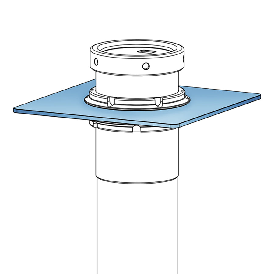 Mounting steel plate for Air Jack 60C