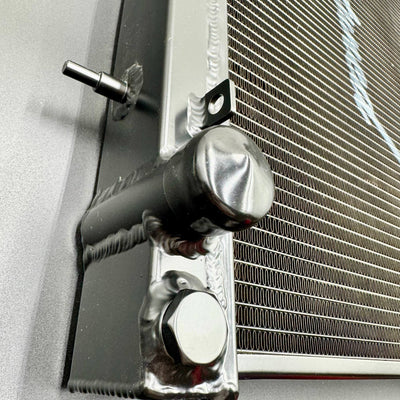 CAtuned BLACK Performance All Aluminum Radiator w/ cap compatible with Skyline R33 GTR