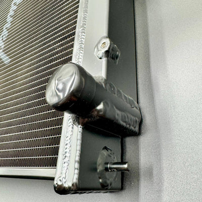 CAtuned BLACK Performance All Aluminum Radiator w/ cap compatible with Skyline R33 GTR