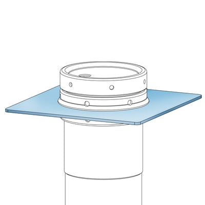 Mounting steel plate for Air Jack 90C