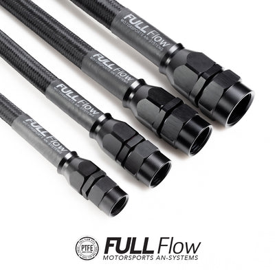 Full Flow PTFE Hose End Fitting 90 Degree AN-10