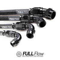 Black Nylon PTFE Braided Fuel Hose AN-8, Length 2m