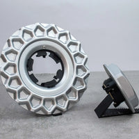 BMW 15 Style 5 center caps - 4x100 hubcaps set