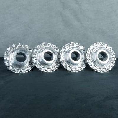 BBS RS Small Center Cap 151 mm - Waffle Plate + Hex BUNDLE 1/2 Height