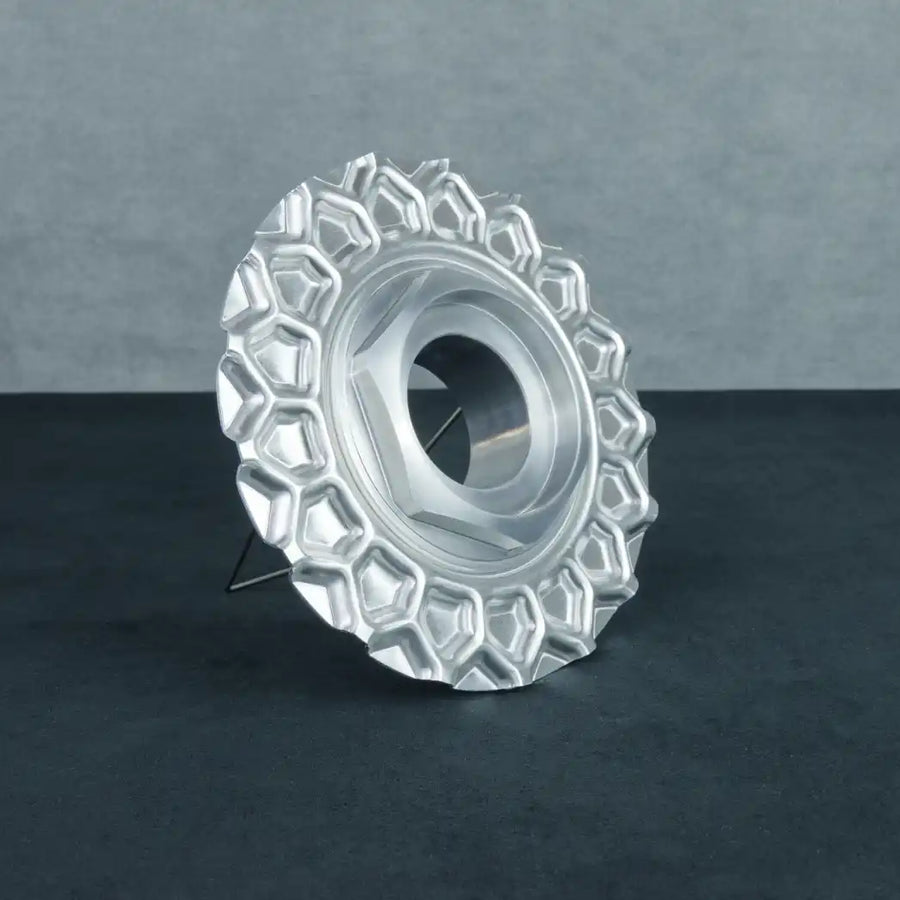 BMW 16 Style 5 aluminum billet center caps - 5x120 hubcaps set