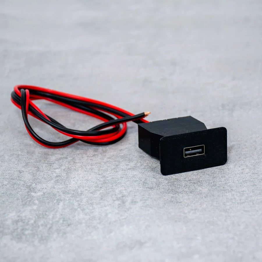 Center Button USB A Quick Charger Port -  BMW E30, E28, E24, E32, Z1