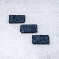 3x Center Button Blank Trim Set - BMW E30, E28, E24, E32, Z1
