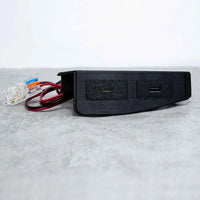 E34 center console switch mount + USB A and C fast charger - BUNDLE