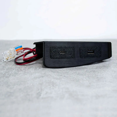 E34 center console switch mount + USB A and C fast charger - BUNDLE