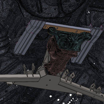 CAtuned 2002 Monster Rear End Solution Medium Case Differential Setup with Axles