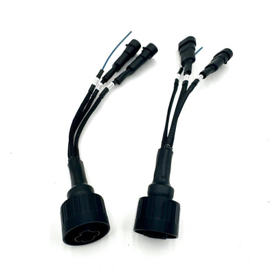 E36 Euro Headlight Adapter Harness Pair – Bosch, ZKW, AL, Depo, Plug & Play (for USA cars to Euro headlights)