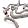 CAtuned Silicone Late Model Cooling Hose kit (Lifetime Warranty) Grey compatible with e30 m20 2.5