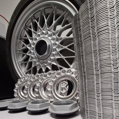 BMW 15 Style 5 center caps - 4x100 hubcaps set