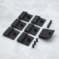 Front M technic 2 apron clip set for spoiler - BMW E30 - (7x)