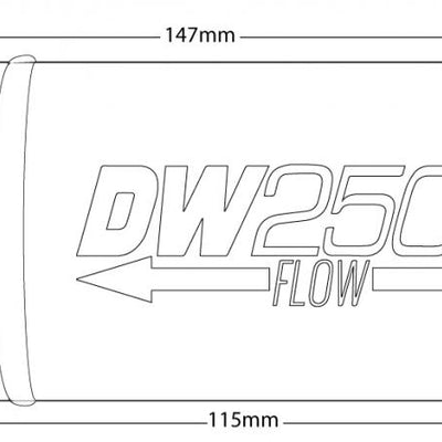 Deatschwerks DW250il in-line fuel pump