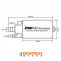 Deatschwerks DW440 in-tank brushless fuel pump kit